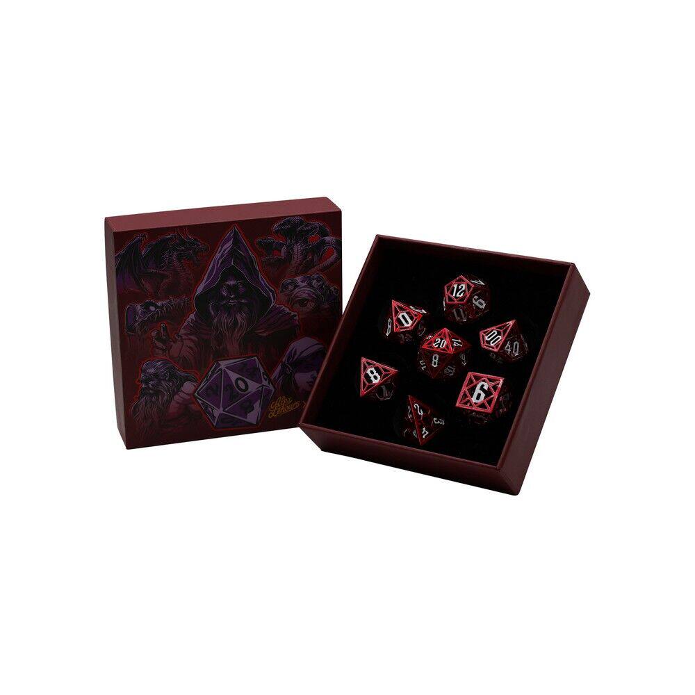 【桌游乱炖】LPG Dice Diamond RPG Set Red/White