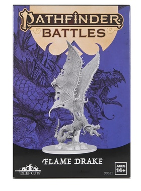 【桌游乱炖】开拓者模型 白模Flame Drake 90651
