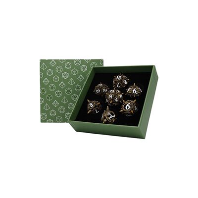 【桌游乱炖】LPG Dice Xeno Hollow Set Ancient Bronze