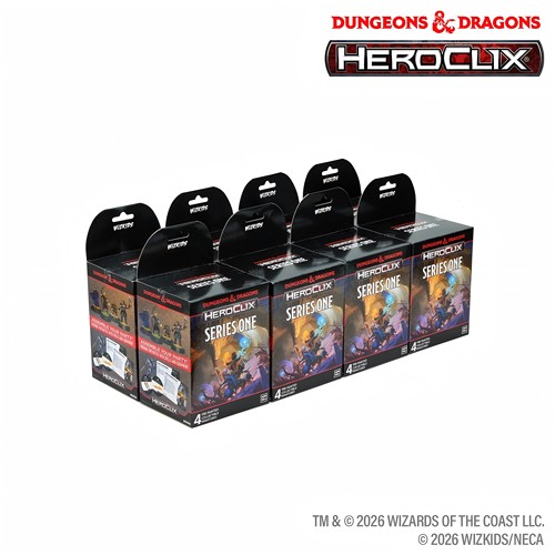 【桌游乱炖】D&D 模型盲盒 HeroClix: Series One Booster Brick