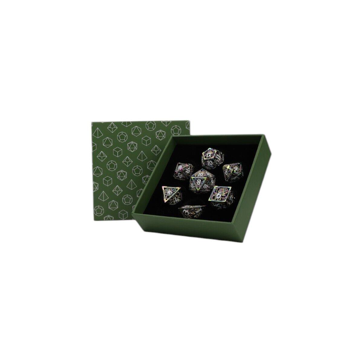 【桌游乱炖】LPG Dice Strange Aeon Dice Set Oilslick