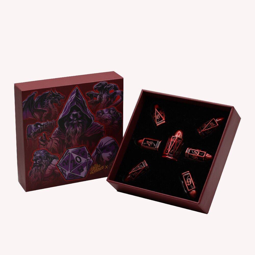 【桌游乱炖】LPG Dice Bulle RPG Set Red
