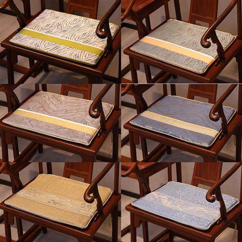 中式椅垫红木坐垫实木家具椅子垫圈椅餐椅茶椅垫太师椅座垫