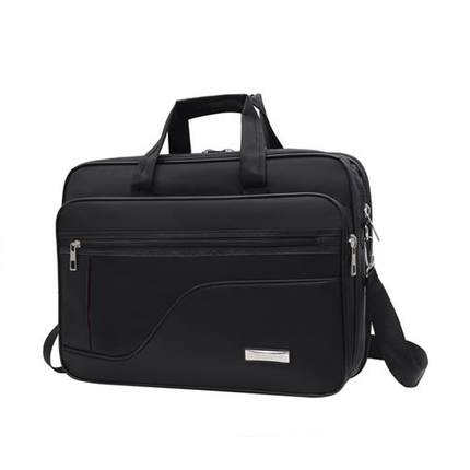 手提电脑包男士商务公文包办公室纯色休闲单肩斜挎笔记本包