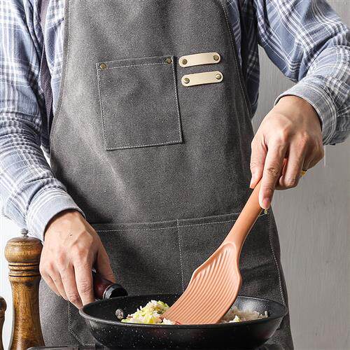 不粘锅专用陶瓷色釉炒勺平底锅铲 耐高温防烫手米饭勺锅铲