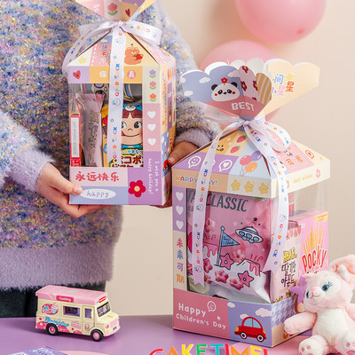 儿童生日盒子礼品包装盒女孩礼物盒创意水果礼物伴手礼空盒子