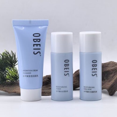十个包邮欧贝斯水平衡补水三件套中小样试用装保湿洁面乳膏水乳液