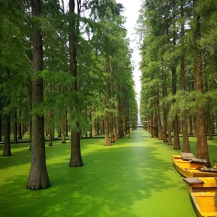 水培水杉树苗鱼缸造景室内速生盆栽卧室办公桌植物庭院可净化空气