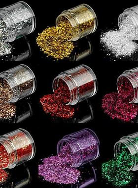 美甲闪粉亮片光疗胶渐变饰品