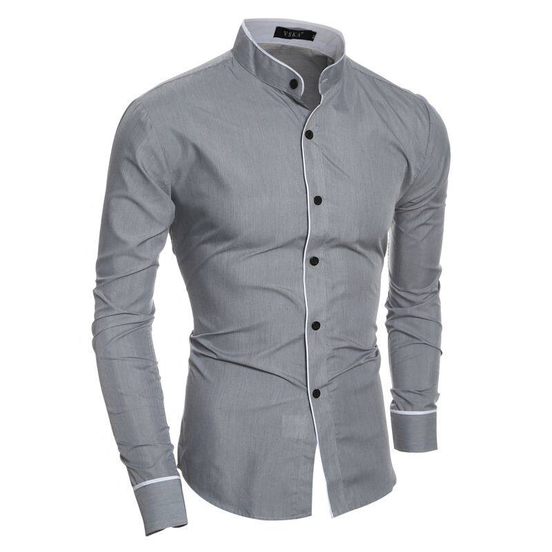 Shirts Men 's cotton Shirts men slim long sleeve dress Shirtin the Men's clothing, Shirt  category - from Buy2taobao.com to provide professional Taobao agent buy service