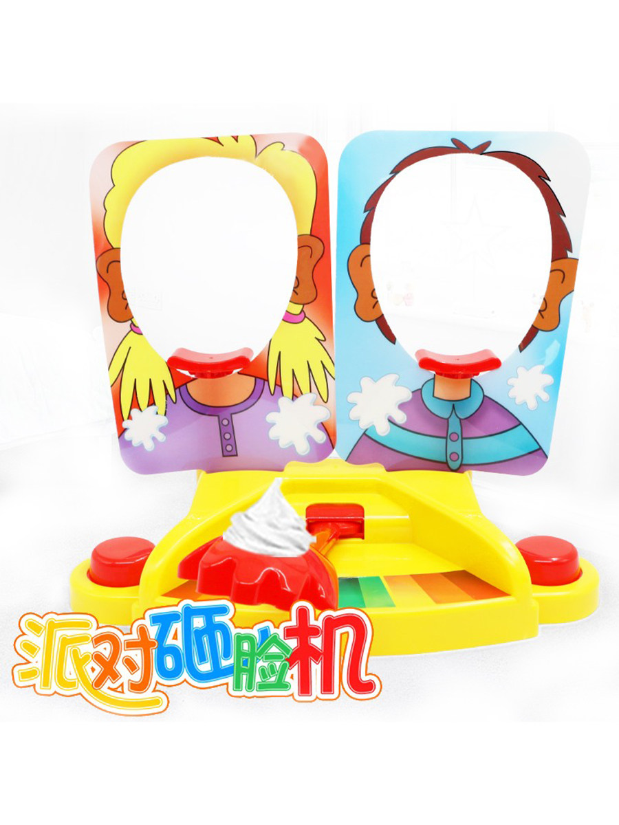 슬랩핑 크림 ??장난감 케이크 2인 얼굴 두드리는 기계 스매싱 파이 머신 DOUYIN 장난 인터랙티브 게임 빅 슬랩