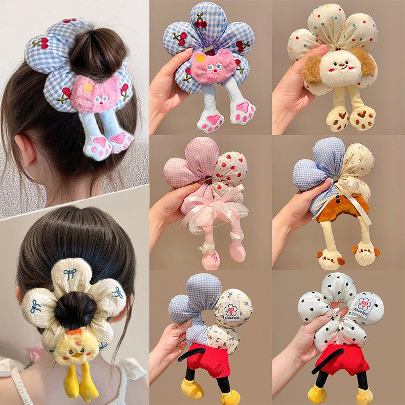 小黄鸭发绳可爱儿童卡通趣味花朵大肠发圈女童高级感充棉头绳头饰,饰品/流行首饰/时尚饰品新,发饰,淘宝优惠券,粉丝福利购,淘宝优惠卷