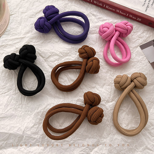 简约打结发绳女童高弹力橡皮筋
