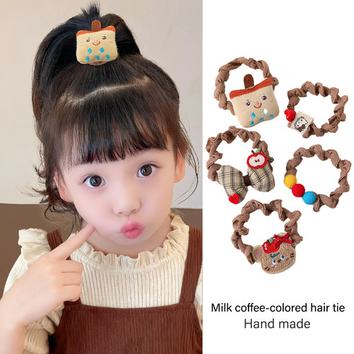 可爱卡通发圈女童纯手工