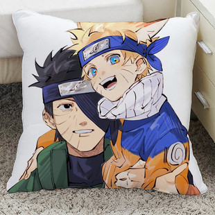 火隐忍者佐助鸣人抱枕头动漫二次元可来图定制玩偶公仔靠枕礼物
