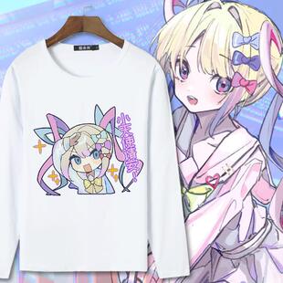 Steam游戏主播女孩重度依赖cos糖糖超天酱周边长袖T恤衫二次元衣