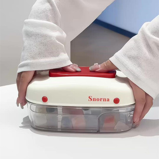 按压式冰块模具家用食品级制冰盒硅胶自制冻冰块大容量储存冰盒子