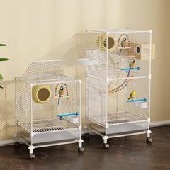 鸟笼鹦鹉防溅笼家用玄凤画眉八哥珍珠牡丹大号鸟生态繁殖豪a0515