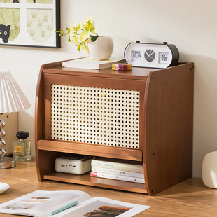 全实木书架桌面置物架子立式多层台面书桌上放的小书架书本a0177