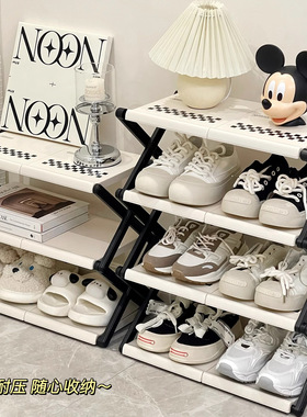 家用入户门折叠鞋架简易门口多层大容量2025新款鞋柜收纳神a0598