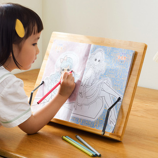 阅读架看书支架儿童读书书本固定神器桌面书架书立字帖临帖a0036