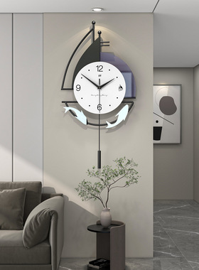 新款创意钟表家用挂墙现代简约挂钟客厅时尚网红餐厅背景装a0691