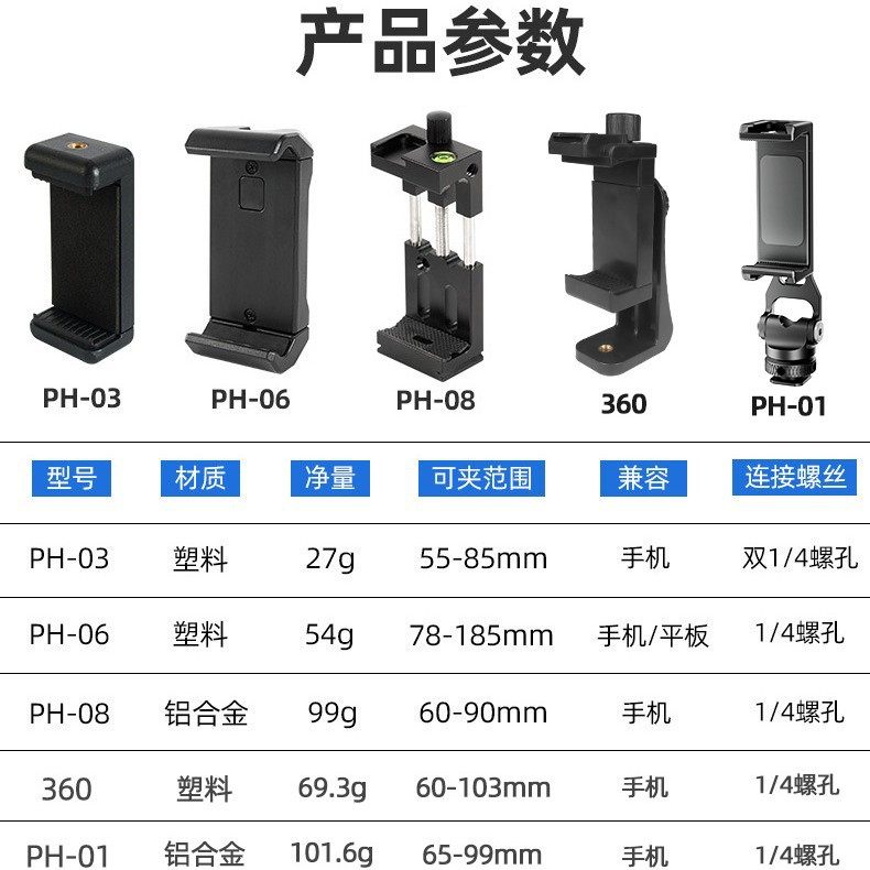 现货伸缩金属手机夹三脚架固定通用平板夹支架冷靴手机一字夹,3C数码配件,云台手机夹,淘宝优惠券,粉丝福利购,淘宝优惠卷