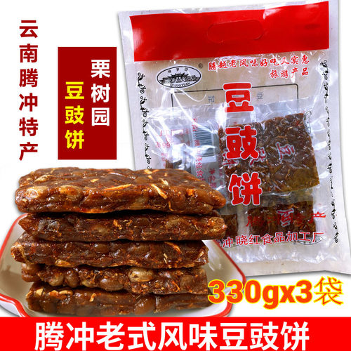 云南腾冲栗树园豆豉饼下饭菜