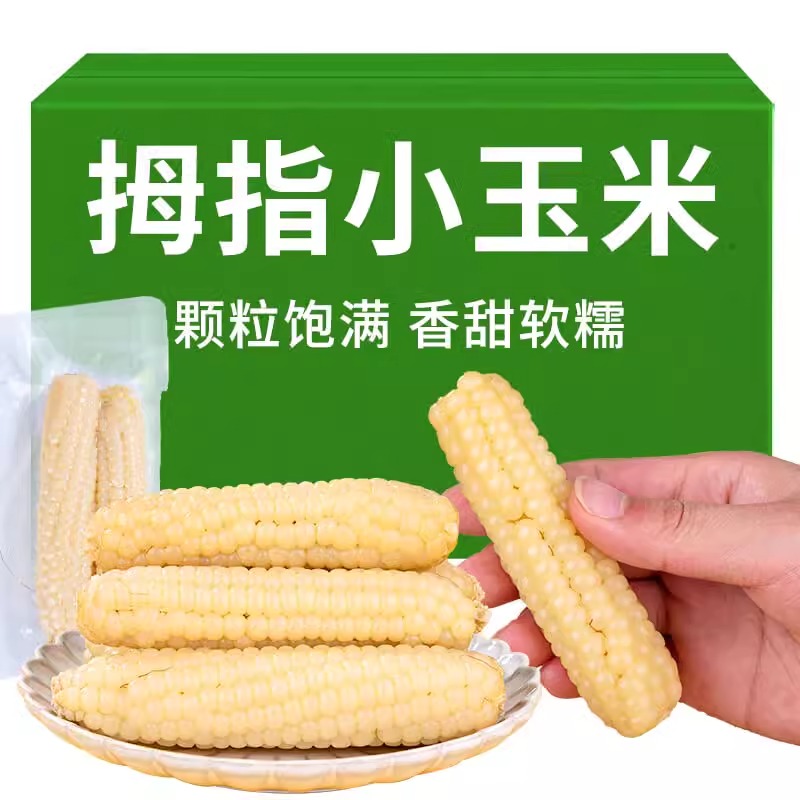 云南西双版纳拇指小玉米早餐粗粮