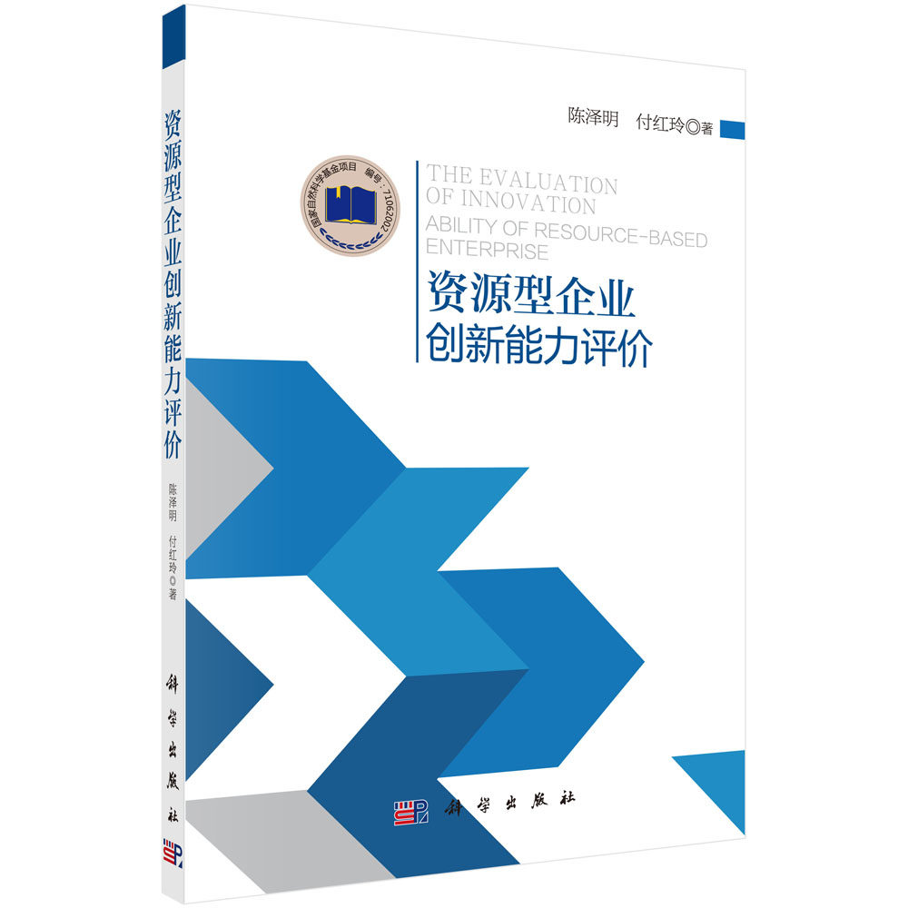 正版现货 资源型企业创新能力评价 陈泽明,付红玲 科学出版社
