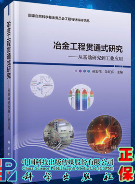 冶金工程贯通式研究从基础研究到工业应用主编孙宏伟朱旺喜科学出版社9787030653451精装