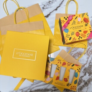 欧舒丹柜台礼盒 沐浴露身体乳礼盒礼袋 护手霜伴手礼盒