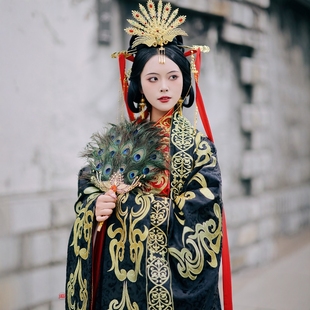 漢式 婚禮周制婚服禮服配飾品 新娘鳳冠頭飾秀禾中式 出租2021年新款