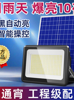 太阳能户外家用庭院灯农村强光照明室外防水射灯2025新款LED路灯