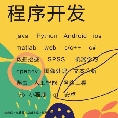 pvthon深度学习C代编程R数据分析c++代码qt辅导java语言web