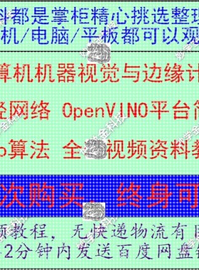 计算机机器视觉与边缘计算应用技术 Yolo算法 OpenVINO手写体识别