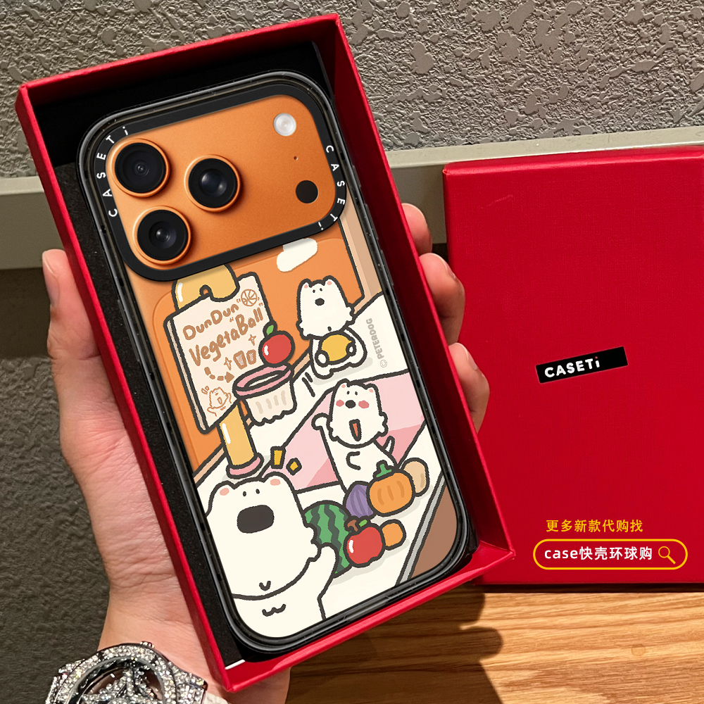 C家西高地DunDun联名狗狗适用iphone17promax手机壳16pro苹果15磁吸MagSafe透明14plus可爱Air卡通13女12趣味