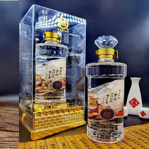 杜康酒52度白水杜康A80浓香型纯粮食白酒礼盒装整箱6瓶特价白酒 - 封面