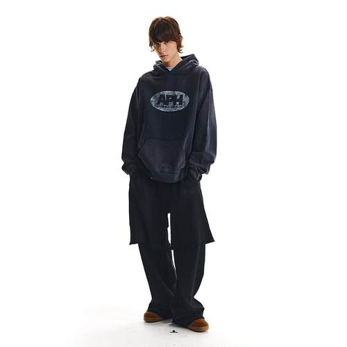 aphasiagallery做旧连帽卫衣