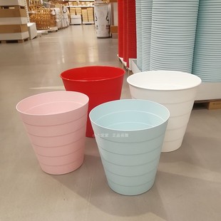 IKEA宜家正品芬尼斯垃圾桶耐摔塑料卧室厨房卫生间家用办公废纸篓