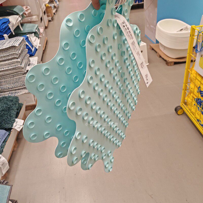 IKEA宜家正品特拉普霍浴缸防滑垫洗澡防滑地垫软硅胶自吸防摔垫子