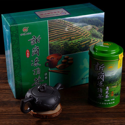 广东茗茶肇庆新岗茶叶怀集高山青茶绿茶铁观音乌龙茶功夫茶礼盒装