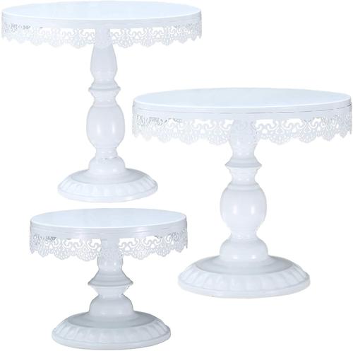 欧式托盘展示架白色甜品台