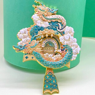 西安钟楼景云钟钟摆大雁塔钟摆请示黄兵马俑钟摆可旋转金属冰箱贴