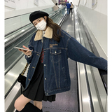 新款牛仔毛毛内里外套2B148/2336/p185/k278，女装短外套，2B148