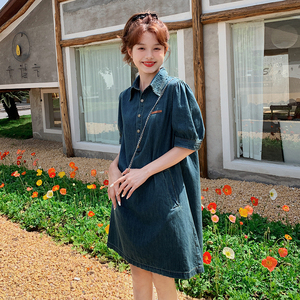！牛仔连衣裙送小包包221-2377P115K168图片
