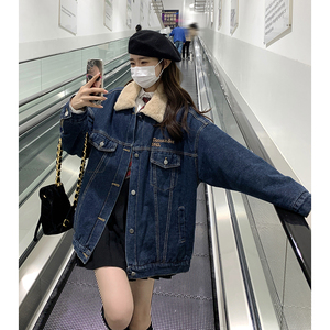 新款牛仔毛毛内里外套221/2336/p185/k278图片