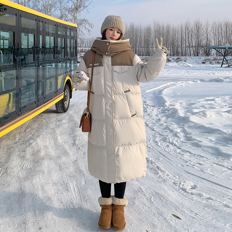 拼色羽绒服2B148-838P285K428,女装羽绒服,2B148