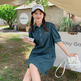 新款牛仔连衣裙送小包包221-2377P115K168，女装连衣裙，2B148