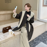 有货的2B148-9930P285K428双面呢外套帽子挎包两穿，女装毛呢外套，2B148